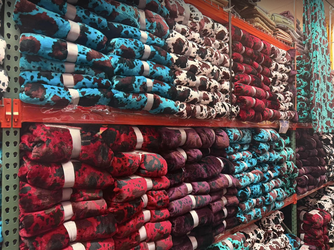 Cow print queen size blankets