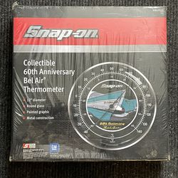 Snap On 60th Anniversary Bell Air Thermometer New And Sealed