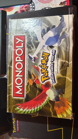Pokémon monopoly gold and silver