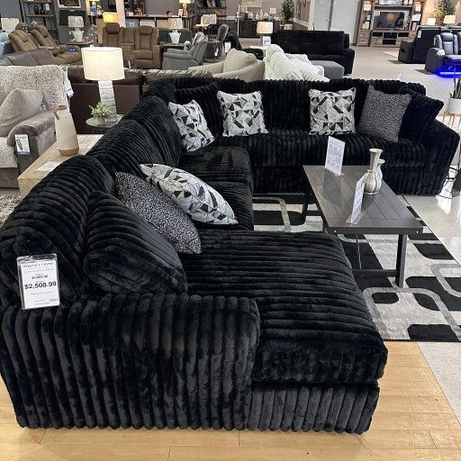 Living Room Furniture Modular Black Madness Sectional Couch W Chaise Set 🌟Extra Discount Code RSG
🔥🔥 Mention OfferUp for this Special Price!!