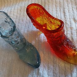 Vintage Glass Slippers $25