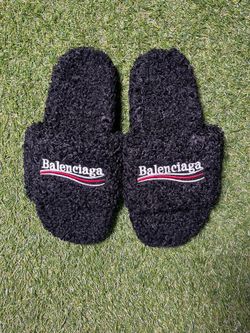 Balenciaga Slides Black