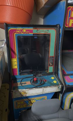 Vintage Ms. Pac-Man / Galaga Cabaret Arcade Machine (Rare Size)