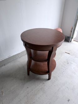 Wood Side Table