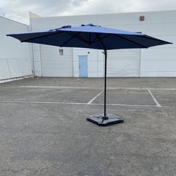 10 Feet Cantilever Umbrella with 360-degree Rotation