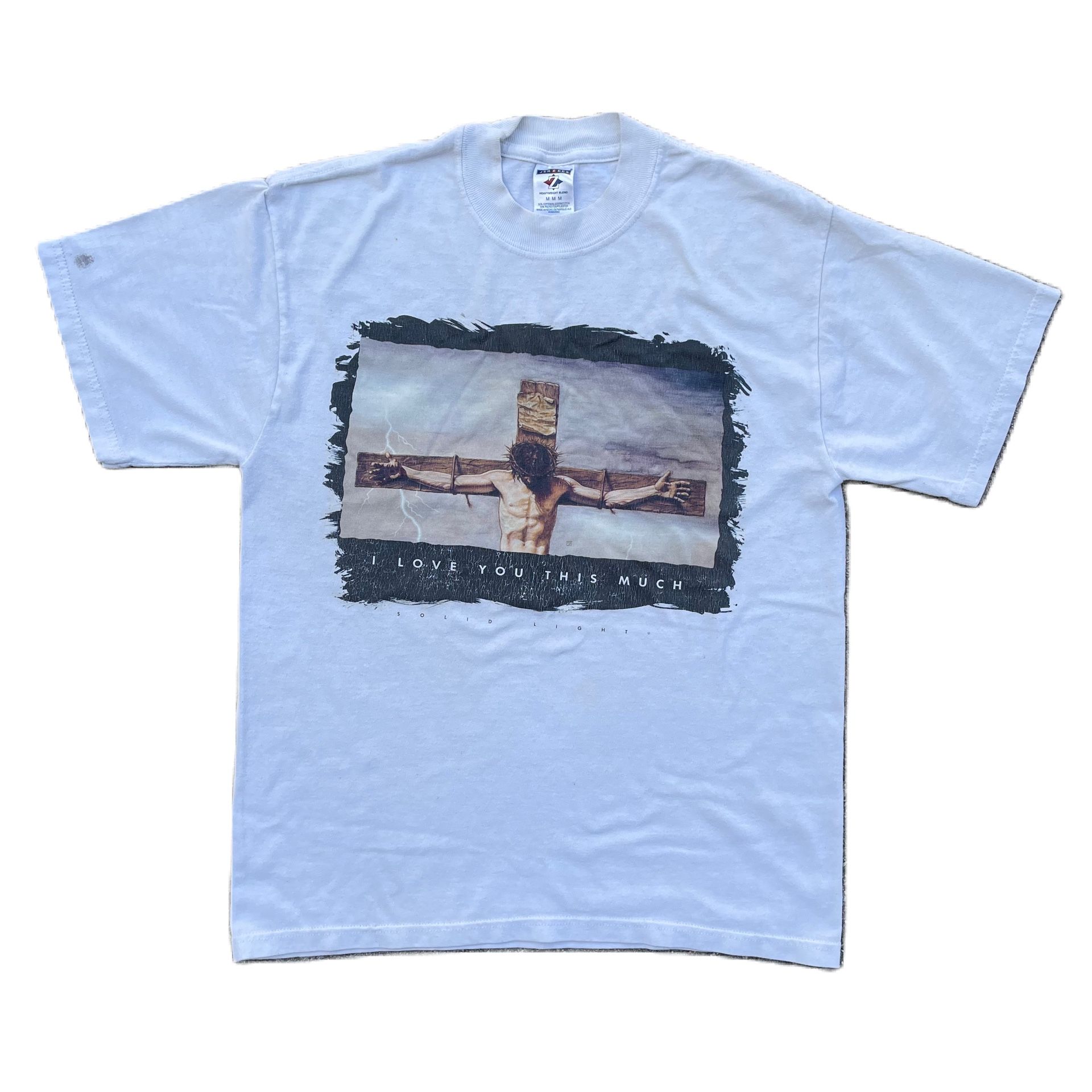 Vintage Jesus I Love You This Much Shirt Size Medium