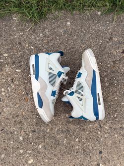 JORDAN 4 MILITARY BLUE SZ 11.5 LIGHTLY WORN/NO BOX