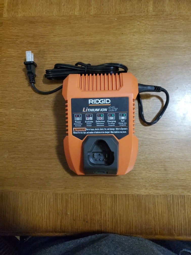Ridgid Battery Charger Lithium Ion, 12V R86049 for Sale in Palm Springs