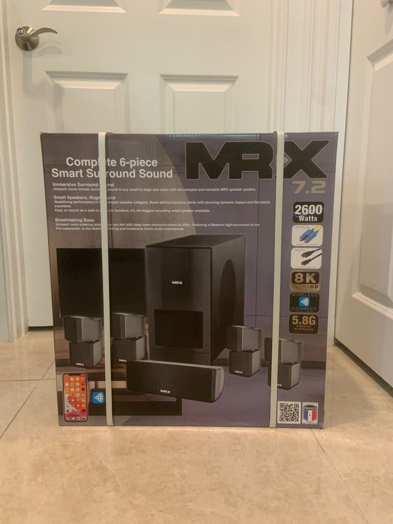 MRX 7.2 Complete 6 piece Smart Surround Sound