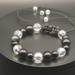 handmade bracelet turmaline and christals 