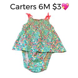Carters Romper Great Condition For Baby Girls Size 6 Months 💖💖💖M6