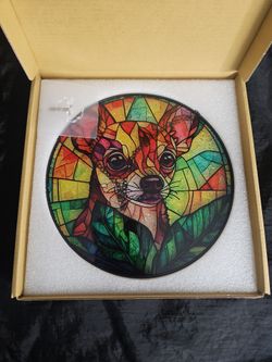 Stainglass suncatcher 8 inch