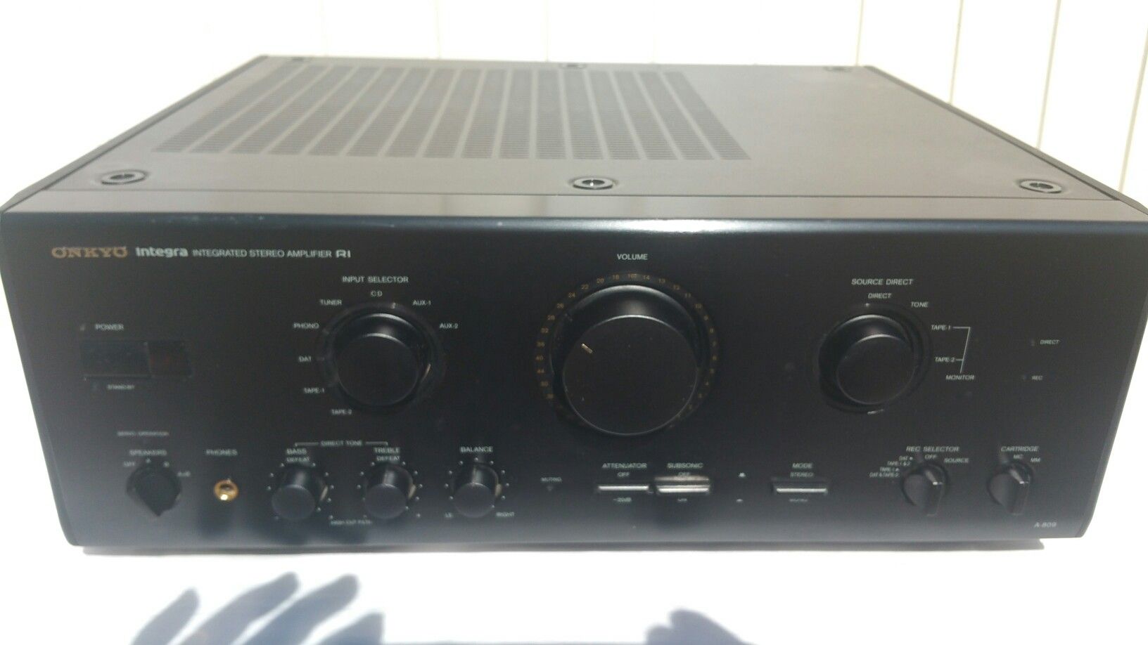 Onkyo Integra A-809 Integrated Stereo Amplifier