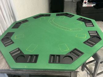 Octagonal Blackjack Poker Table Top