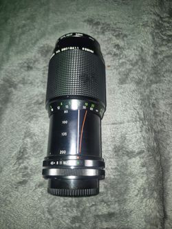 Canon 80-200mm zoom lens