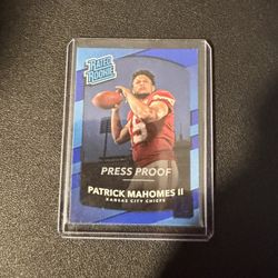 Patrick Mahomes Rookie Card Rated Rookie