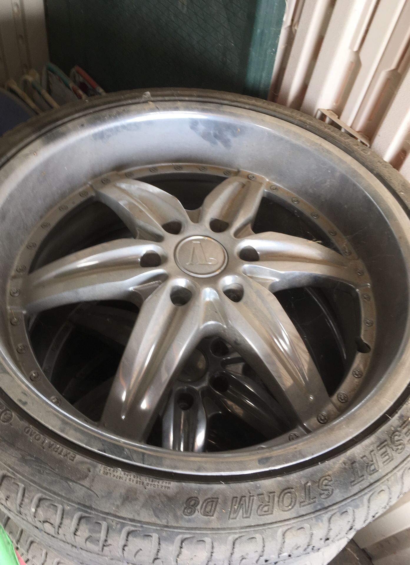 22” rims and tires