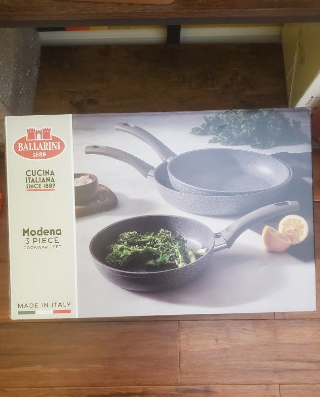 BALLARINI Modena by HENCKELS Forged Aluminum 3-pc Nonstick Fry Pan Set