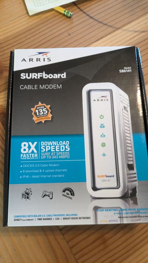 Arris Surfboard Cable Modem SB6141 REDUCED PRICE!