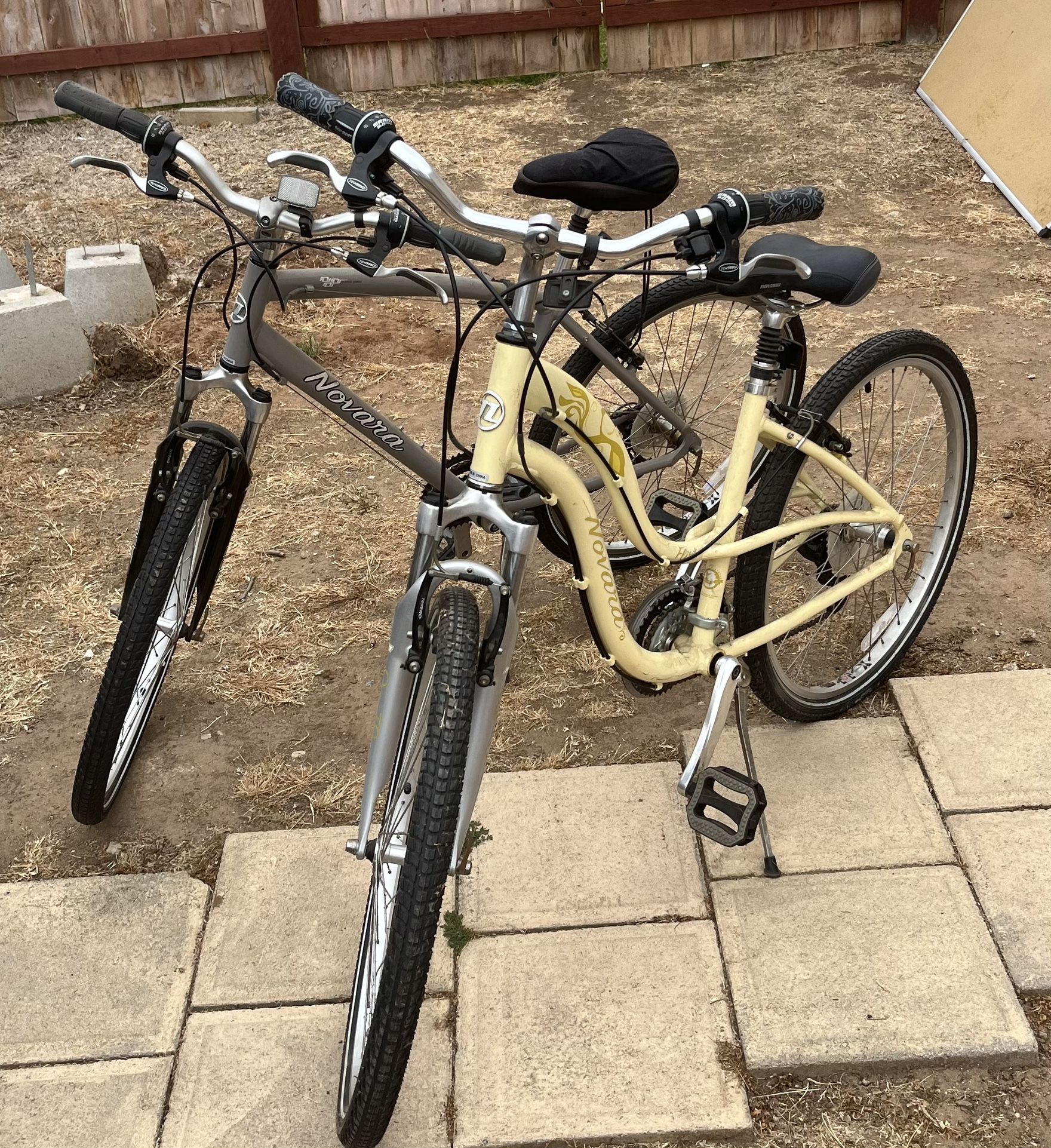 His & Her Novara Bikes