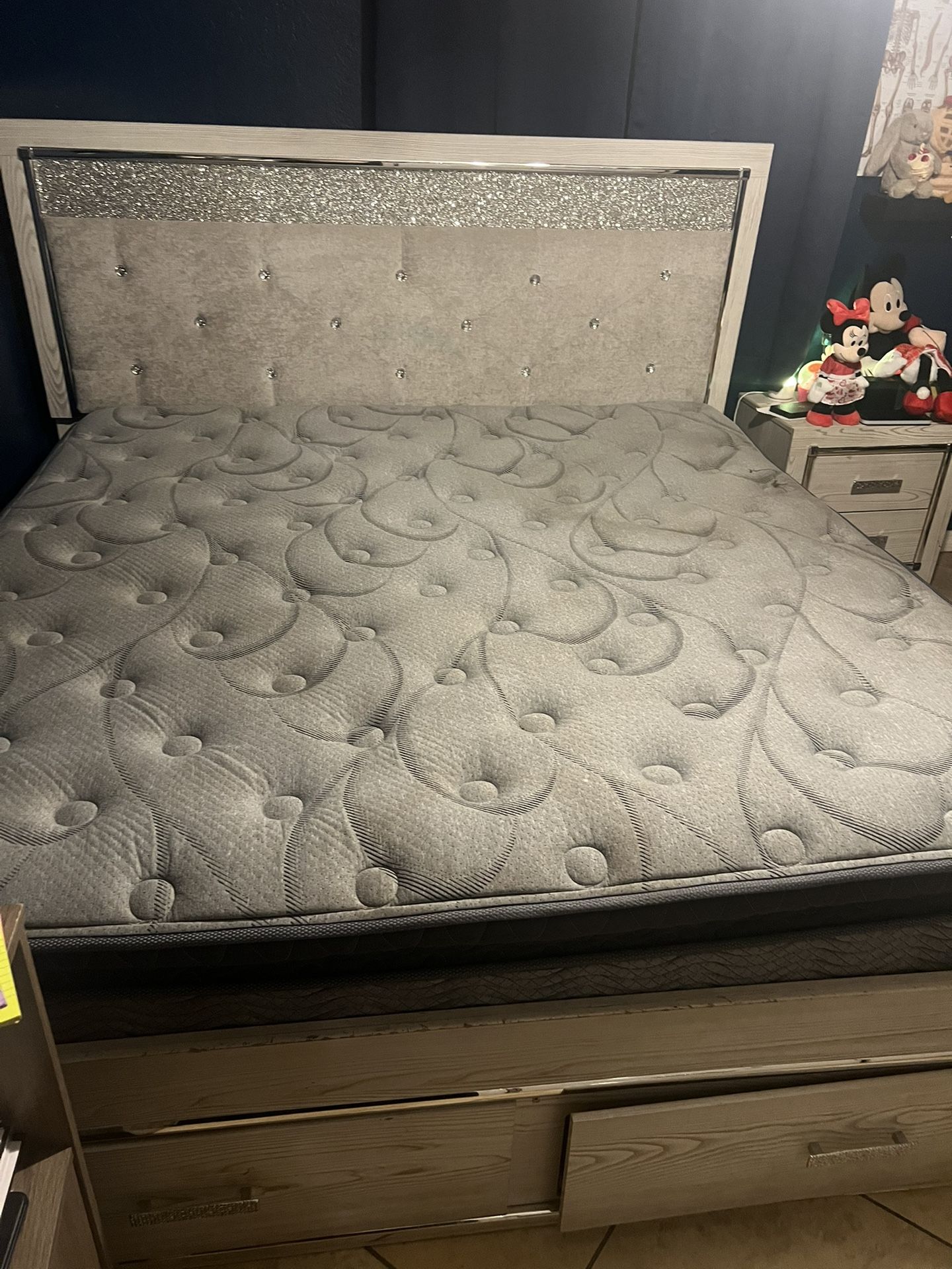 King Bed Frame And Bed