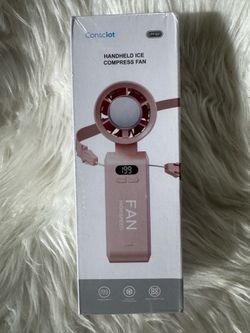 Consciot Portable Handheld ice compress Fan, Speed Cooling Adjustable Mini Fan