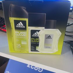 Adidas Pure Game Cologne / Parfum / Shower Gel And Aftershave 