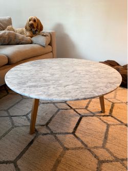 Article Marble Round Coffee Table