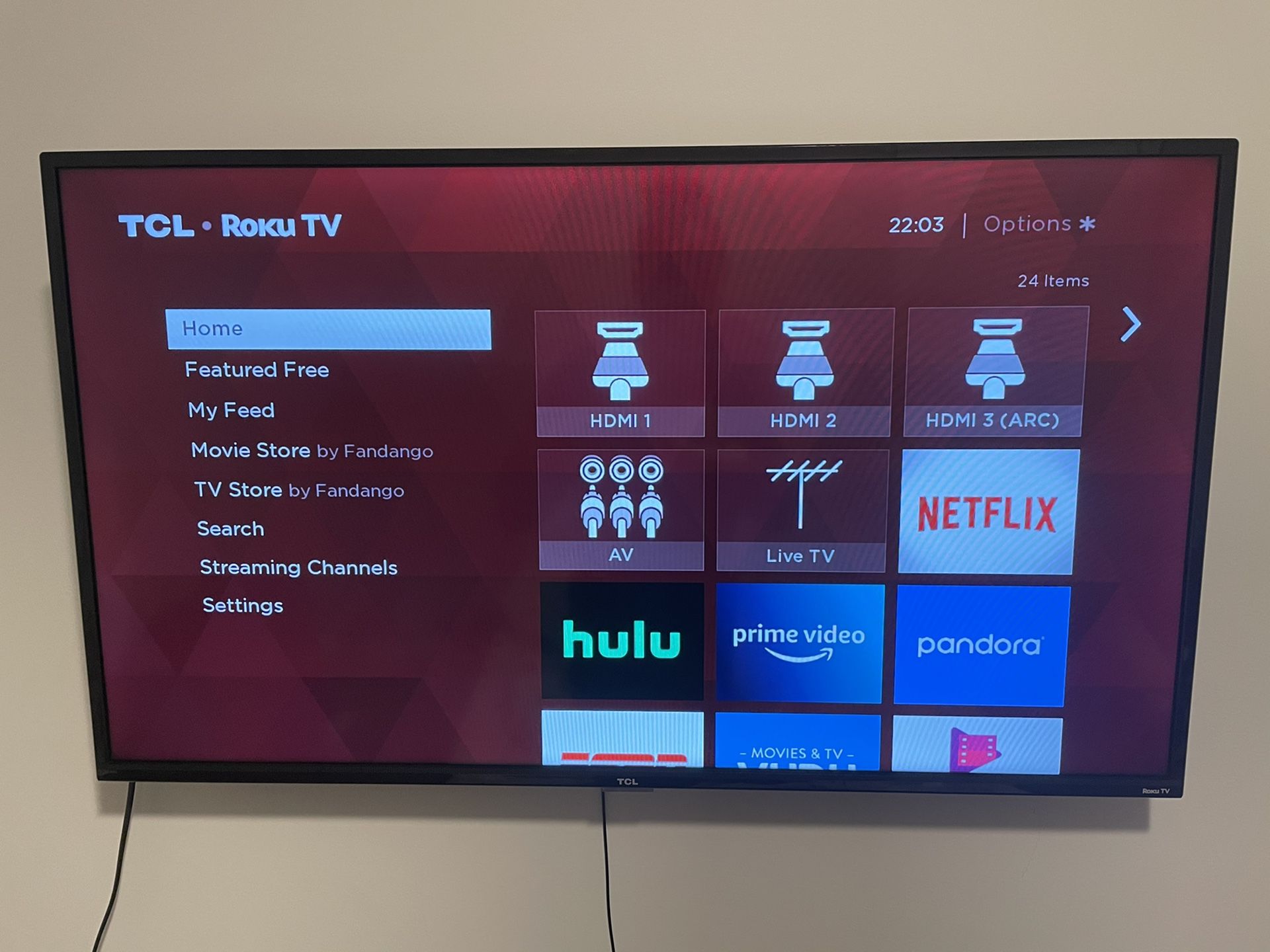 40 inch LED 3-series Roku Smart HD TV