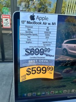HUGE APPLE SALE STARTING NOW 13" MacBook Air Retina 3.2 M1 16GB Ram 512GB SSD 2020