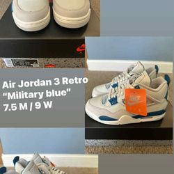 Air Jordan 3 Retro Military Blué 