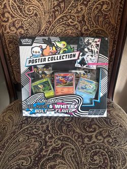 Pokémon Scarlet & Violet Black Bolt & White Flare Poster Collection
