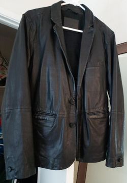 All saints leather jacket
