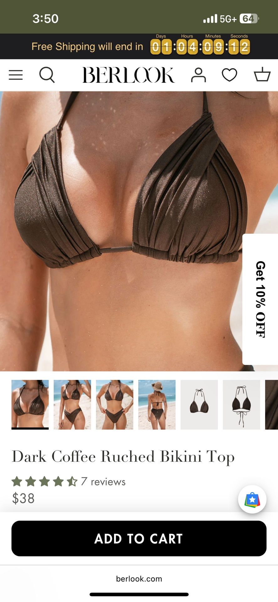 Brown Bikini Set ** BRAND NEW **