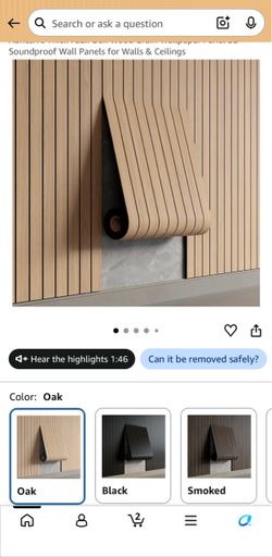 Peel and Stick PVC Slat Wall Panel 118"x15.75" Self-Adhesive Thick Faux Oak Wood Grain Wallpaper Panel 3D Soundproof Wall Panels for Walls & Ceilings