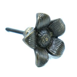Signature Hardware Starflower Solid Brass Cabinet Knob (016214AB) Antique Brass