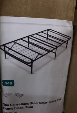 TWIN, Spa Sensations Steel Smart Base Bed Frame