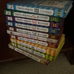 10 Diary Of A Wimpy Kid Books Collection 
