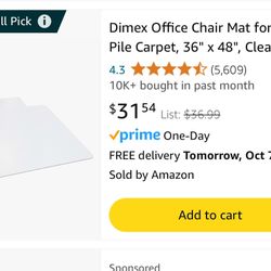 Office Chair Mat For Carpet