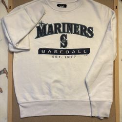 ’47 Seattle Mariners White Sweatshirt