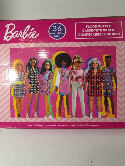 36 Pieces Barbie Floor Puzzle