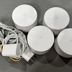 Google Mesh WiFi Router (4 Pack)