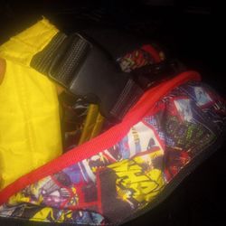 DC Batman Back Pack. Inside Out Back Pack.