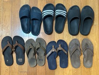 Men’s sandals used- sizes vary