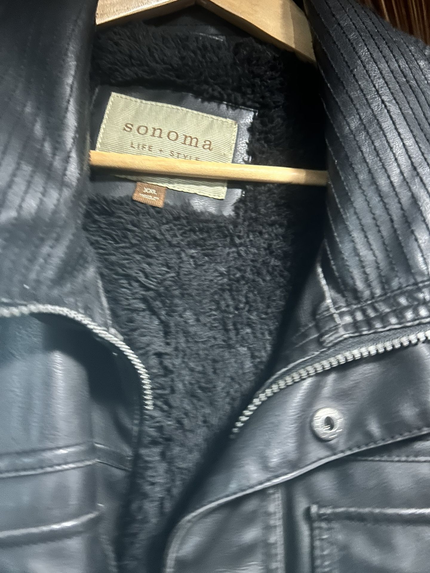 Insulated Leather Jacket