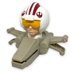2020 McDonalds STAR WARS Rey #7 Action Figure Happy Meal Toy No Discs