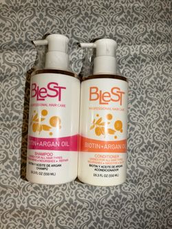 Blest Biotin + Argan Oil Shampoo & Conditioner Set