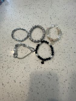 Black And White Bracelets
