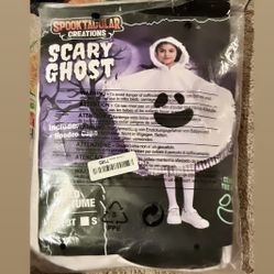 Scary Ghost For Kids Halloween Costume