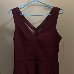 Burgundy Dress